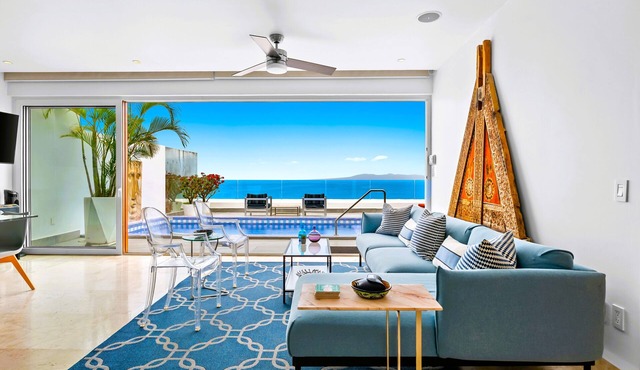 Spectacular Sayan Oceanfront Penthouse with Sparkling New Rooftop Private Pool
