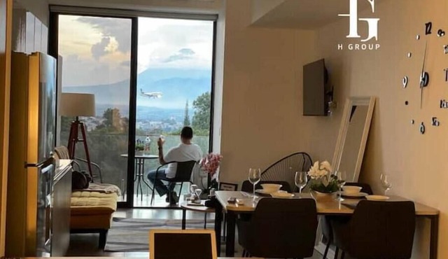 Stunning apartment with the best view.