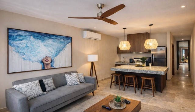 Stylish 3BR Townhome in Tulum Private Rooftop Pool
