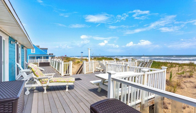 The Pearl: Oceanfront w/Private Beach Access in Kitty Hawk