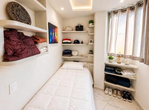 Todo Incluido Alojamiento de habitación y baño privado a 8 min del Estadio - Terraza - Servicios Exclusivos