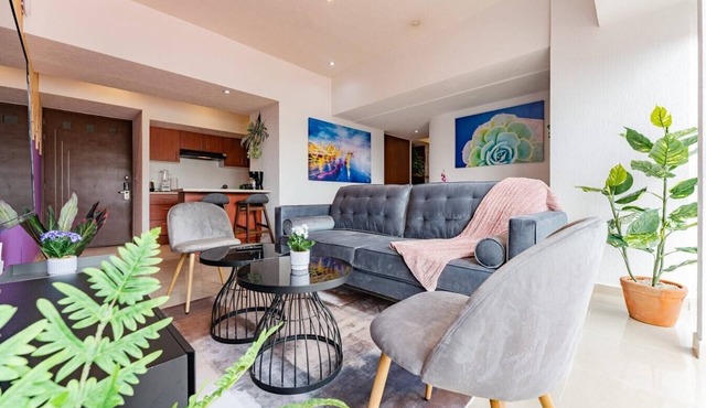 VH | 2 BR Apt + Wifi and gym | Anáhuac | 208