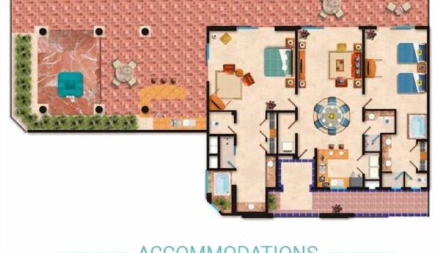 Villa Del Palmar Flamingo's Penthouse Suite