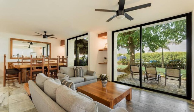 *Villa Sicilia Lagoon front by Casa Paraiso*