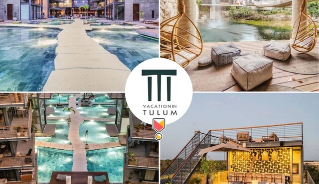 Waterworld Tulum 1BR Cenote | GYM | Rooftop Pools