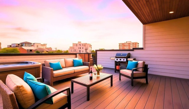 West End Luxe | Rooftop Hot Tub + Skyline in Nashville