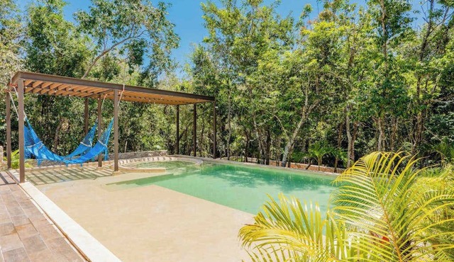 Xpu-Ha Beachfront Villa 1: Private Pool & Gym