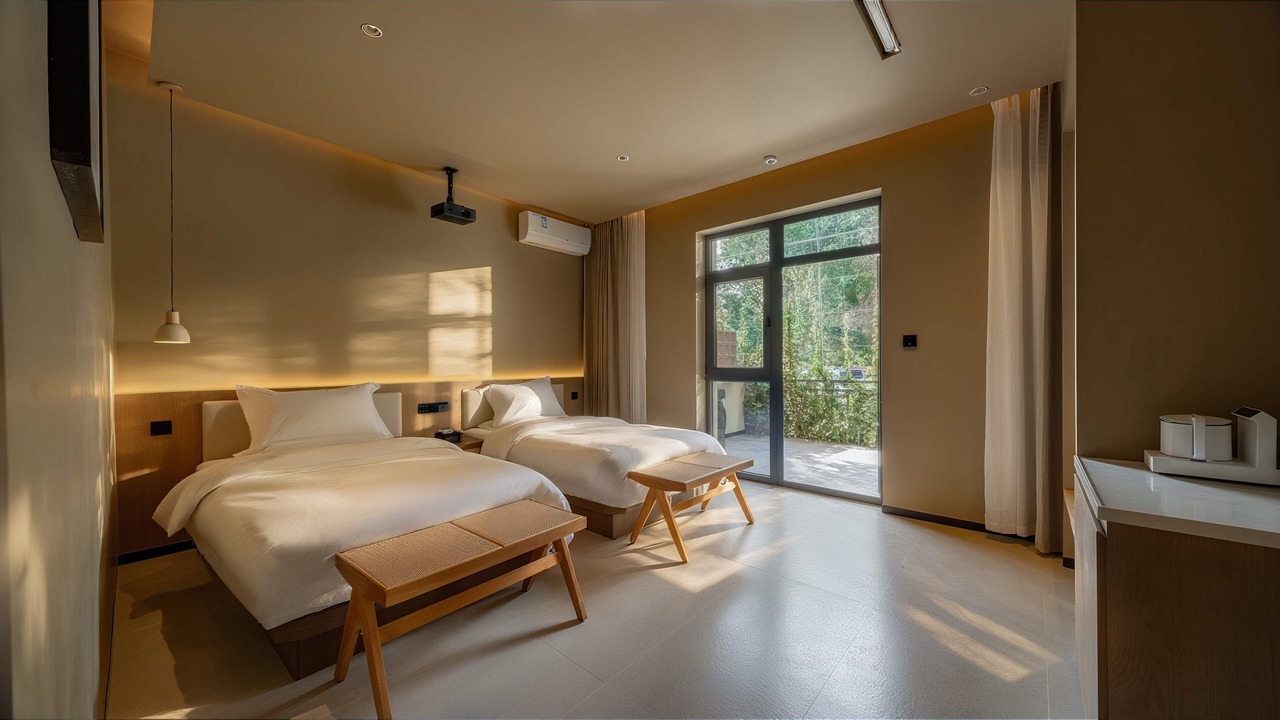 Photo of Bedroom in Mingsha Mountain and Crescent Spring