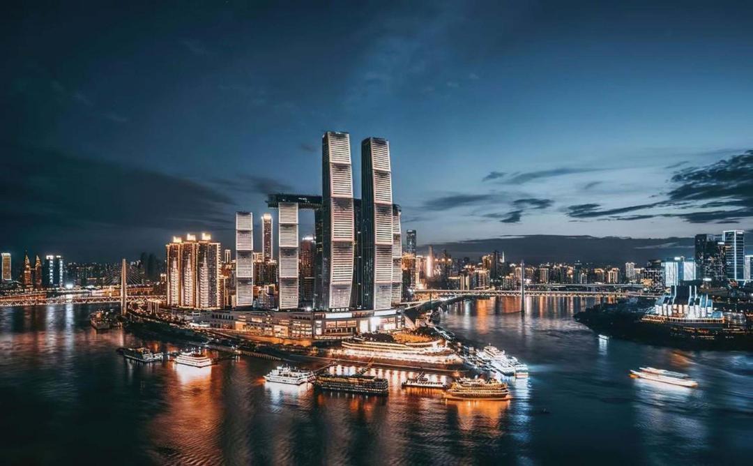 Photo of Buildings in Jeifangbei Central Business District