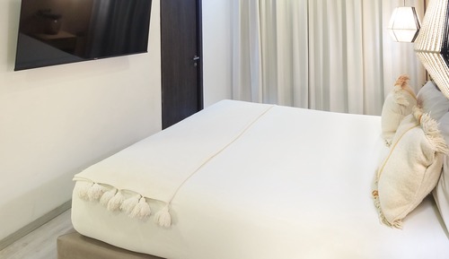 Deluxe Double Room, 1 Queen Bed with Sofa bed, Pool Access, City View