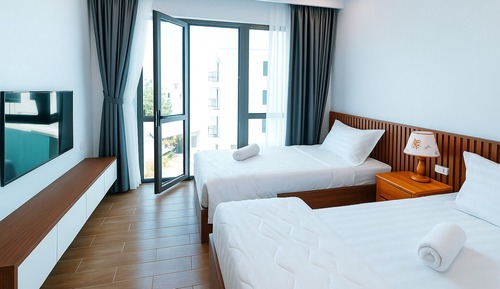 Deluxe Double or Twin Room, 1 Bedroom, Non Smoking, Garden View