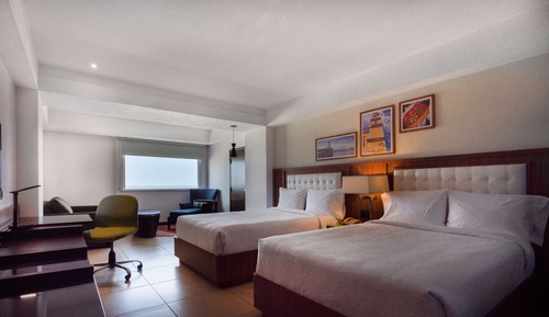 Room, 2 Double Beds, Ocean View