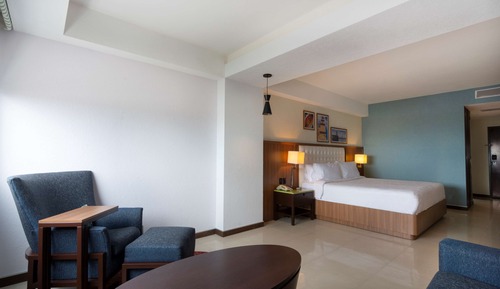 Room, 1 King Bed with Sofa bed, Refrigerator