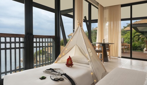 Ocean View Two-Bedroom Family Pool Villa - King + Twin