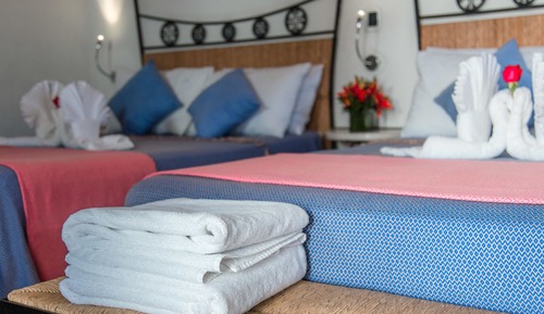 Twin Room, 2 Double Beds