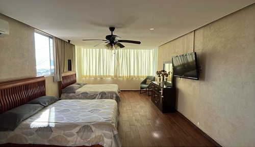 Luxury Room, 2 Double Beds, Air conditioning, Bay View