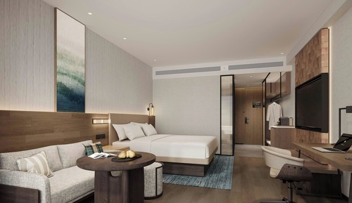Business Room, 1 King Bed, City View