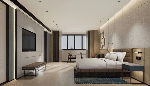 Superior Room, 2 Double Beds, City View