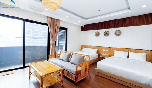 Business Apartment, Multiple Beds, Air conditioning, Beach View