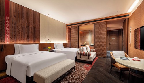 Standard Room, 2 Double Beds (Grassland Courtyard Access)