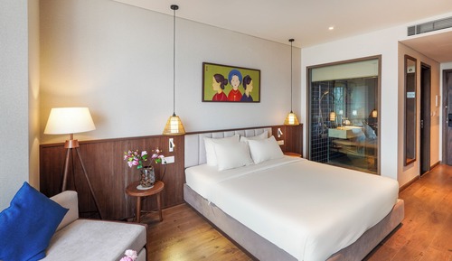 Luxury Studio, 1 Bedroom, Garden View
