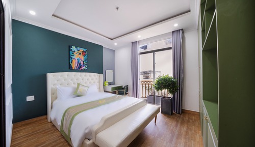 Standard Double Room, Balcony, City View