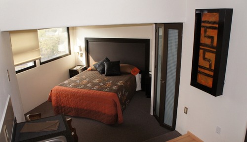 Master suite with kitchenette, microwave and minibar
