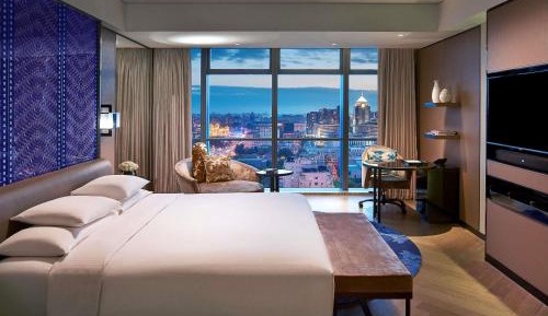 Luxury King Room with City View inclusive Mini Bar for the first round and 20% off F&B at hotel’s in-house restaurants