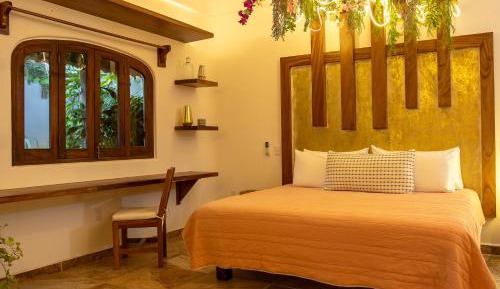 Deluxe One-Bedroom Apartment with Garden View