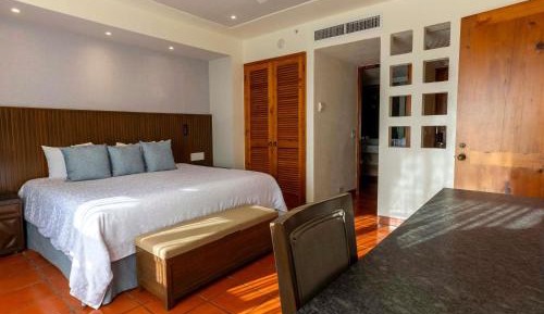 One-Bedroom King Suite with Jacuzzi, Terrace and Partial Ocean View