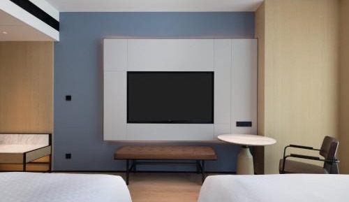 Superior Double Room with Two Double Beds and City View