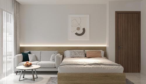 One-Bedroom Apartment with City View
