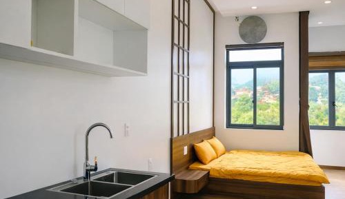 Studio with Balcony