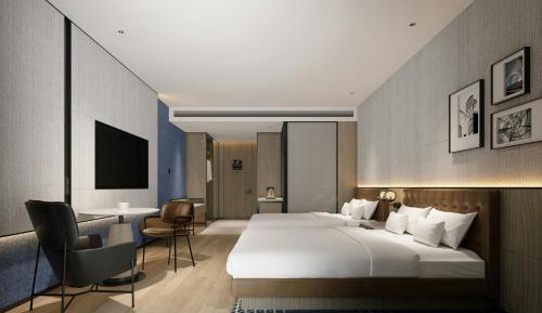 Superior Double Room with Two Double Beds and Garden View