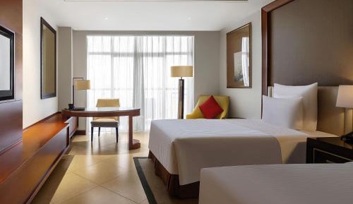 Deluxe Twin Room with River View and Balcony