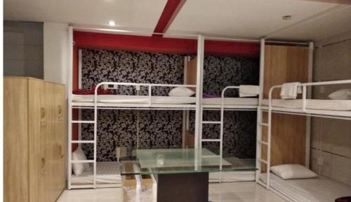 Bunk Bed in Male Dormitory Room 