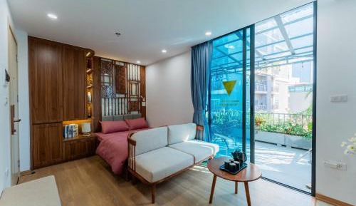 Studio with Balcony