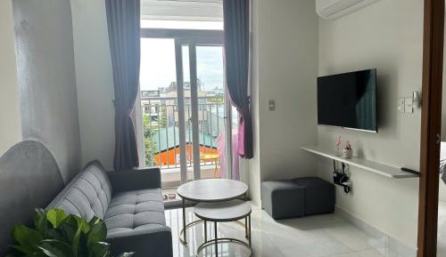 Two-Bedroom Apartment with Balcony