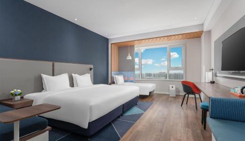 Standard Room with One King and One Twin Bed - City View