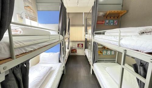 Bed in 8-Bed Male Dormitory Room