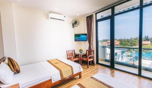 Quadruple Room with Sea View
