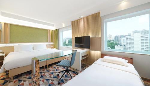 Salon with Rollaway Bed