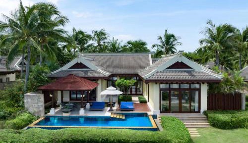 Two Bedroom Ocean Front Villa 1 King Bed and 1 Twin Beds(One-time pick-up or drop-off service per stay)