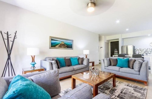 Villa Juarez Condo | NEW! Private Patio w/Lagoon View+Pools, Gym, Golf