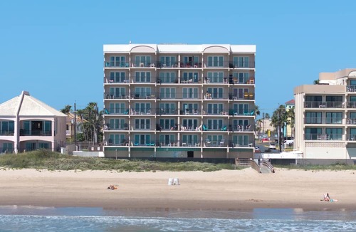 South Padre Island Condo | Hear the Waves from Beachfront Florence I #402! Dog-Friendly!