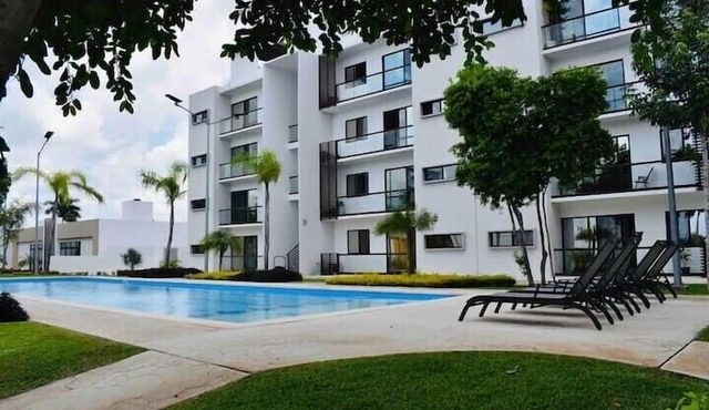 Enjoy the paradise in our two bedroom apartment located at the newest area